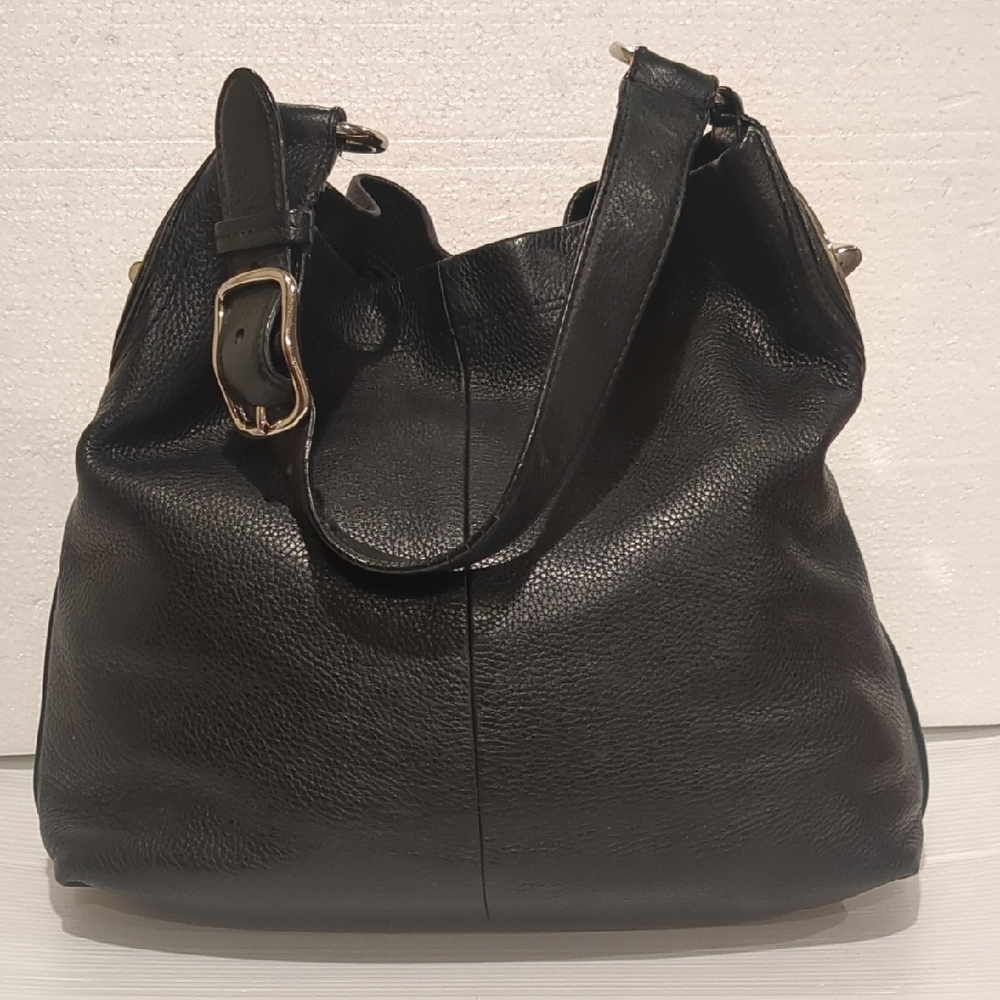 Vintage Coach Penelope Bucket Bag in Pebbled Leather
